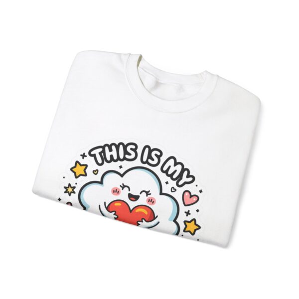 Emotional Support Cloud Unisex Crewneck Sweatshirt - Image 5