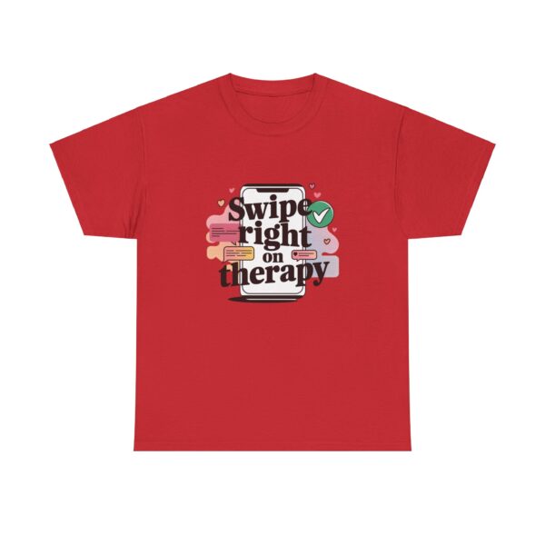 Swipe Right On Therapy Unisex Tee - Image 15
