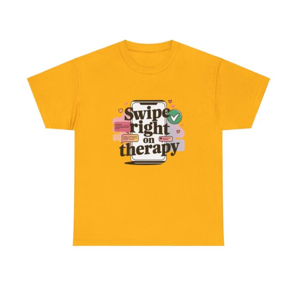 Swipe Right On Therapy Unisex Tee - Image 2